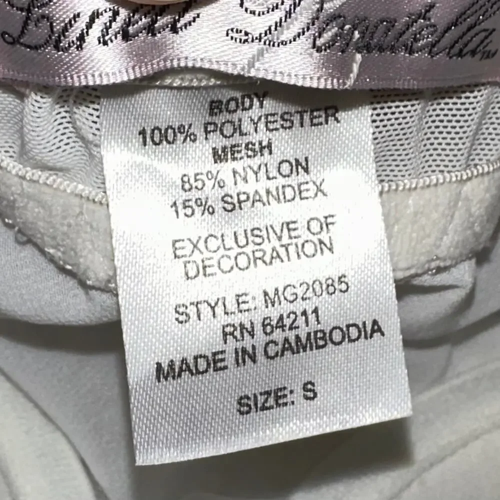 NWT Linea Donatella Ivory Bridal Slip Babydoll Chemise Size Small